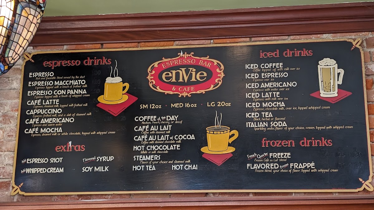 Menu Envie Espresso Bar & Cafe-7