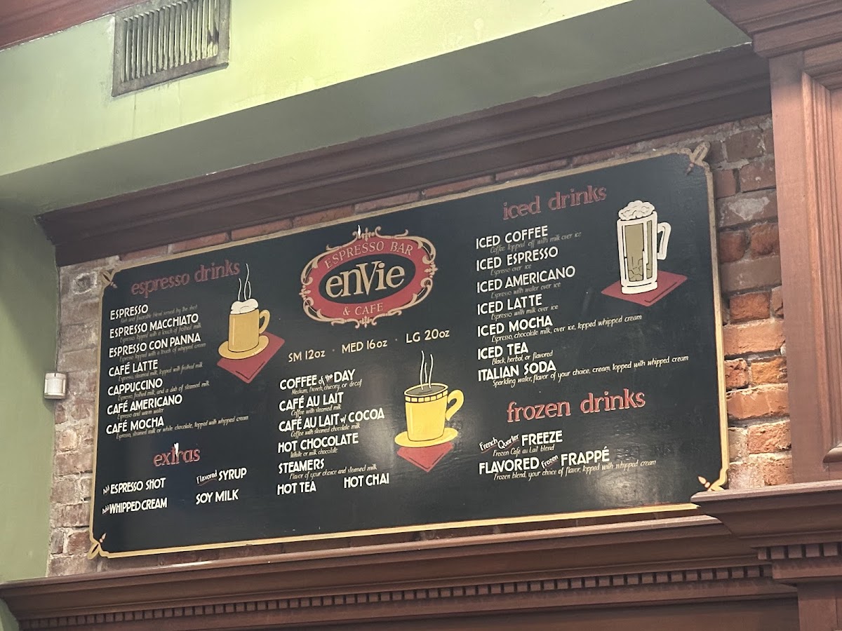 Menu Envie Espresso Bar & Cafe-8